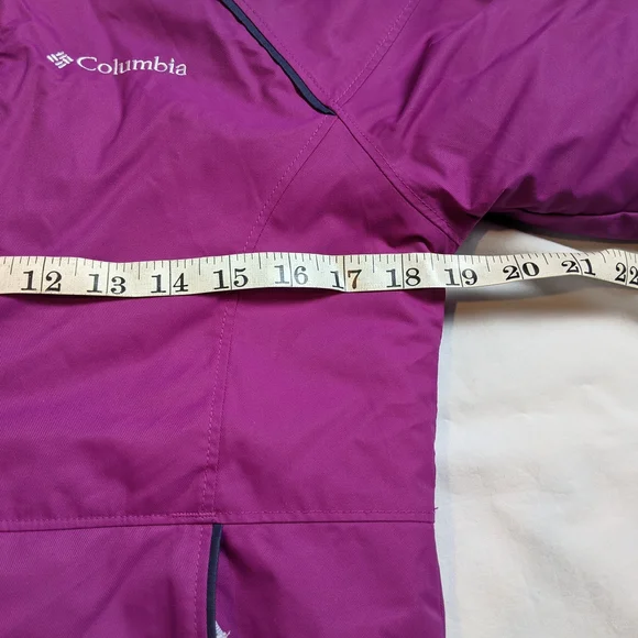 Columbia Girls Omni Heat Insulated Ski Jacket Size M 10-12